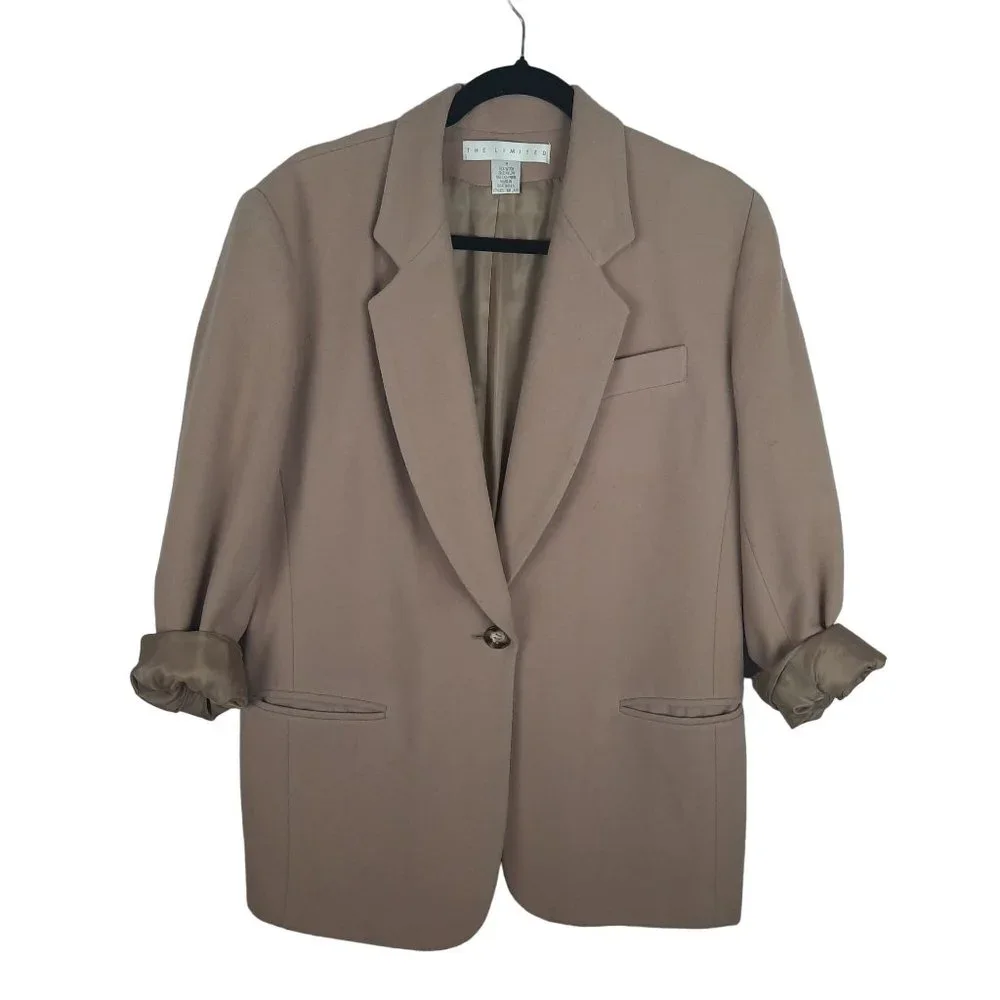 Vintage The Limited Wool Cashmere Blazer Jacket - Picture 2 of 13